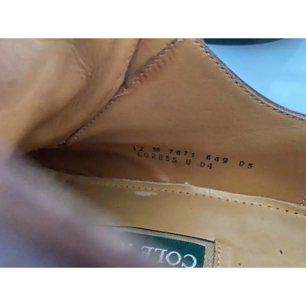 Original Cole Haan City Brown Leather Oxford Dress Shoe Men's 12‎ M Lace Up EUC